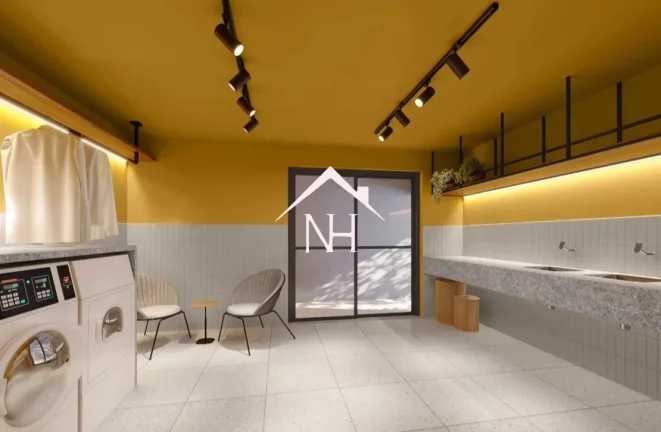 Imagem studio 25m², 1 dormitório, terraço, planta inteligente,Deliver,y Bicicletário, Salão De Festas, Espaço Gourmet com Churrasqueira, Pet Place, piscina