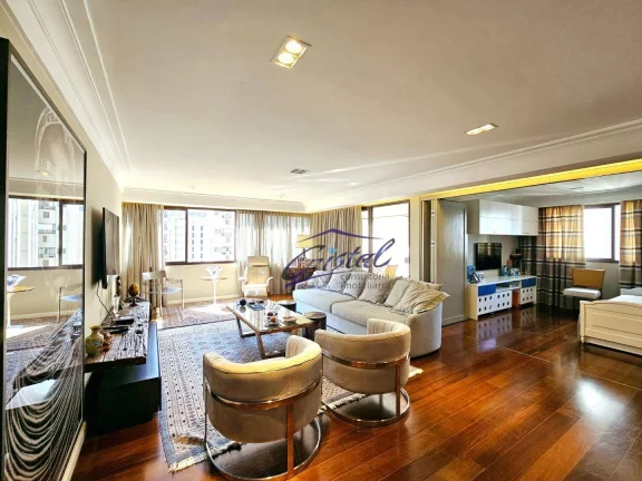 Imagem Apartamento com 3 dormitórios (3 suítes) à venda, 162 m² - Moema - São Paulo/SP