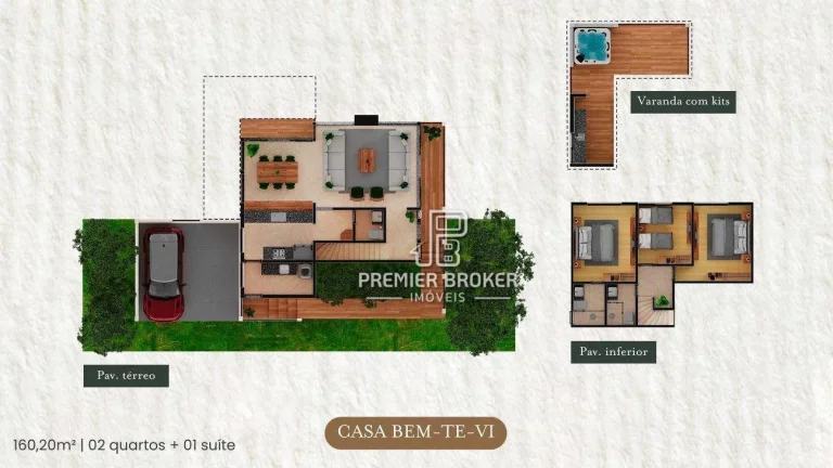 Imagem Casa à venda, 160 m² por R$ 1.199.000,00 - Itaipava - Petrópolis/RJ