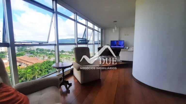 Imagem Apartamento com 1 dormitório com vista mar, à venda, 61 m² por R$ 850.000 - Aparecida - Santos/SP