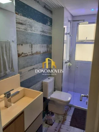 Imagem Apto venda 3 dorm vista piscina andar alto, 123m Cond Domo Life SBC SP