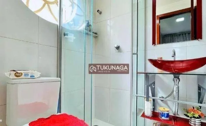 Imagem Apartamento com 3 quartos, 70 m² - venda por R$ 370.000 ou aluguel por R$ 3.225/mês - Vila Rosália - Guarulhos/SP