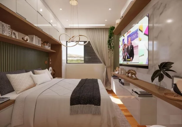 Imagem Apartamento com 2 dormitórios à venda, 64 m² por R$ 310.000,00 - Caxangá - Suzano/SP