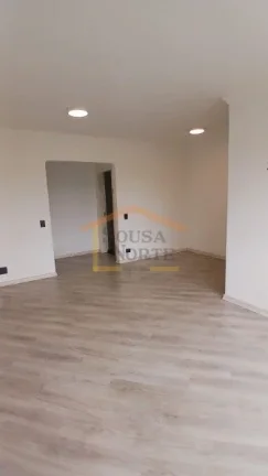 Imagem Apartamento com 90 m², 3 dormitórios, sendo 1 suíte, sala para dois ambientes, cozinha com armár...