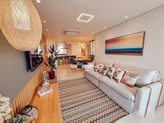 Imagem Apartamento Pé na Areia à Venda, com 3 dormitórios 3 Suítes 2 vagas 170m² - Riviera de São Lourenço Bertioga SP