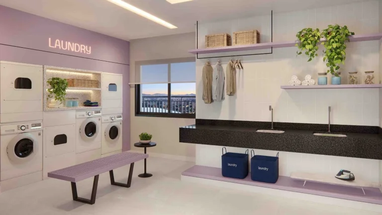 Imagem Apartamento 47M², 1 Suíte, Lavabo, Varanda c/churrasqueira a carvão, vaga fixa e livre c/tomada p/carro elétrico, depósito.