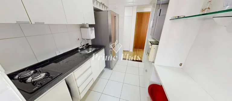 Imagem Flat disponível para locação no Condomínio Prive Cidade Jardim, com 55m², 1 dormitório e 1 vaga