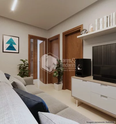 Imagem Apartamento em construção, 1 dormitório com sacada, ou 2 dormitórios, 34 ou 38 metros- Parque Peruche-SP