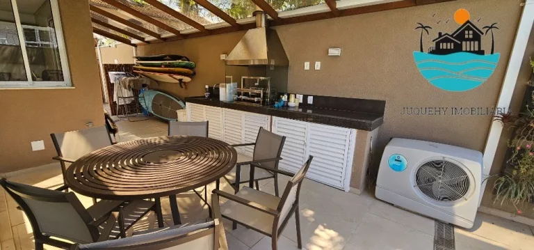 Imagem Casa em Condomínio, 30 metros da praia para Temporada em Juquehy c/ 4 suítes, piscina ... churrasqueira pv - max. 10 pessoas | Juquehy Imobiliária