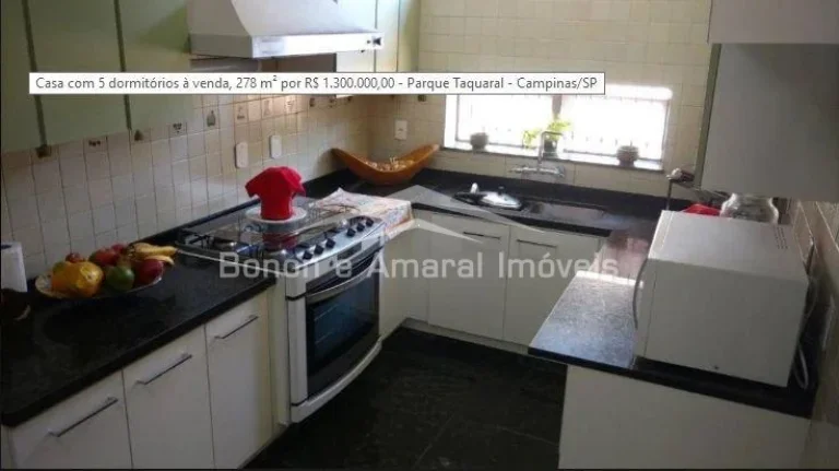 Imagem Vende Casa Bairro Taquaral, Localização Excelente, Próximo da Lagoa do taquaral, Imóvel com exce...