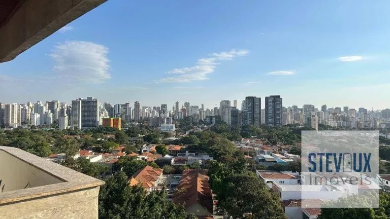 Imagem Cobertura com piscina e vista ampla em Moema Pássaros