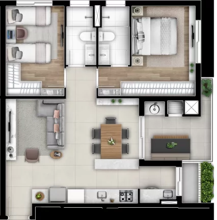 Imagem Gaia - Apartamento à venda no bairro Cabral - Curitiba/PR
