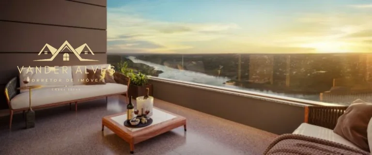 Imagem Luxuoso Apartamento à Venda no Centro de Foz do Iguaçu-PR 3 Quartos, 3 Suítes, 3 Salas 2 Vagas 148,82 m² Grande Rio Resort Residence