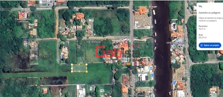 Imagem Terreno à venda, 551 m² por R$ 300.000,00 - Marina - Armação dos Búzios/RJ
