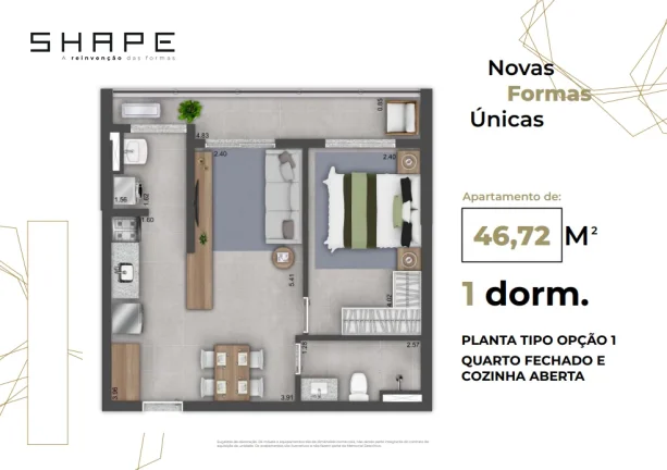 Imagem SHAPE Aptos. de 46 a 79m² ALPHAVILLE