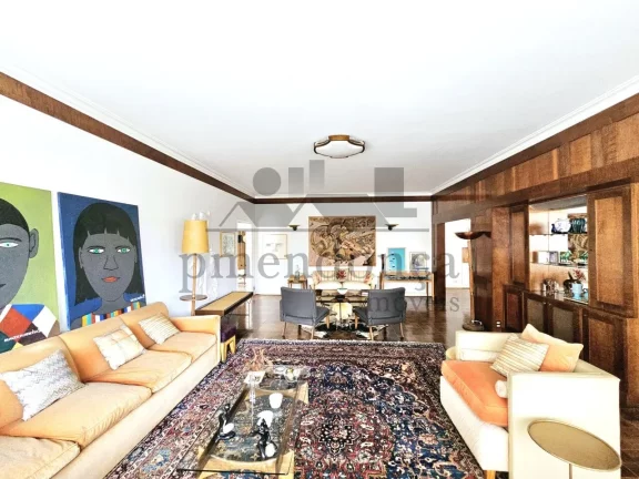 Imagem Excelente apartamento na Al Jaú com 276m², 3 quartos (2 suítes) e 2 vagas