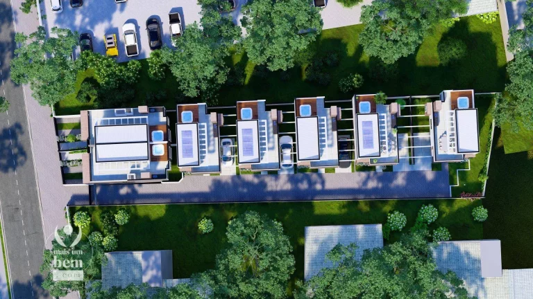 Imagem Sobrado com 3 Quartos, 3 Suites, Churrasqueira, Hidromassagem, à venda, 156 m² por R$ 1.584.522 - Mercês - Curitiba/PR