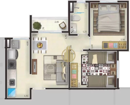Imagem Apartamento Minha Casa Minha Vida