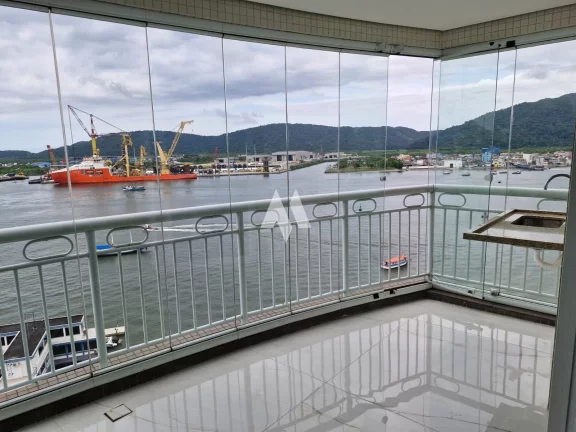 Imagem Apartamento com 3 Quartos e 5 banheiros para locação, 199 m² - Ponta da Praia em Santos