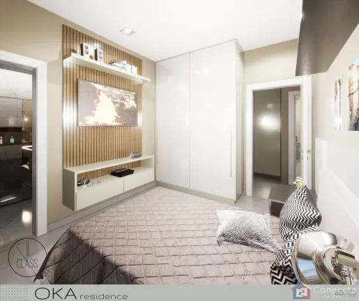 Imagem Título SEO: Apartamento 3 Suítes à Venda no Centro – 108m², 2 Vagas, Novo, R$770 mil