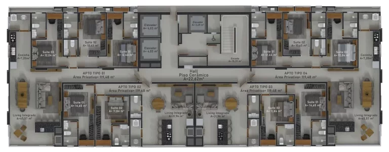 Imagem APARTAMENTO RESIDENCIAL em Porto Belo - SC, Perequê