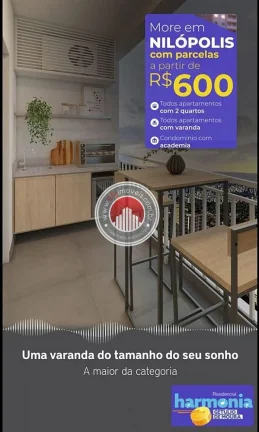 Imagem Apartamento em Lançamentos no bairro Centro - Nilopolis, RJ