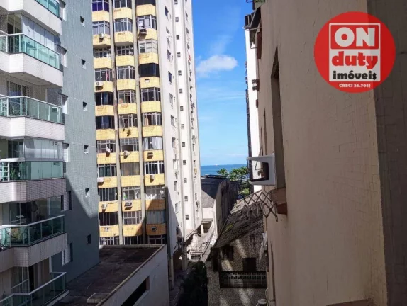 Imagem Apartamento com 1 quarto à venda, 27 m² por R$ 230.000 - Embaré - Santos/SP