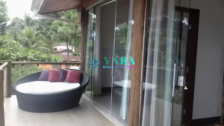 Imagem Ubatuba casa pé na areia -Almada