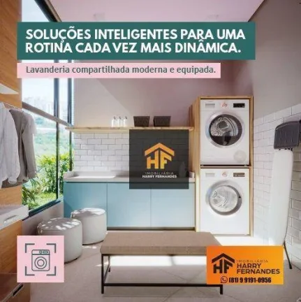 Imagem Flat de Lançamento com 1 quarto, localizado em Casa Amarela, Recife - Pernambuco.