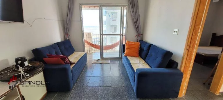 Apartamento com 1 dormitório à venda, 54 m² por R$ 320.000,00 - Real - Praia Grande/SP