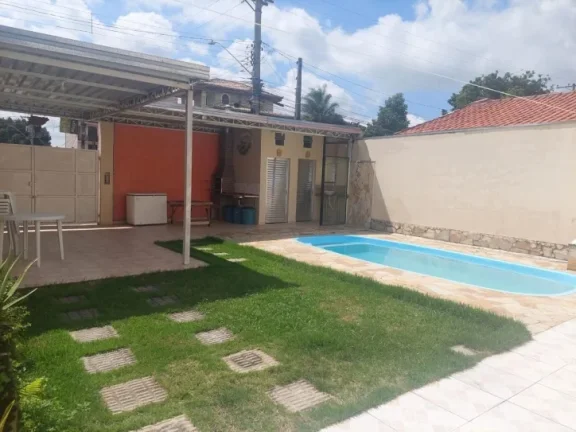 Imagem Casa Sobrado, 3 dormitórios ( 1 suíte), 6 vagas, Piscina - Bosque dos Eucaliptos - Sjc.
