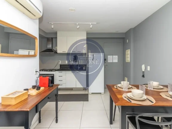 Imagem Apartamento à venda na Consolação, São Paulo-SP: 1 quarto, 2 salas, 1 banheiro, 1 vaga de garagem, 48 m² de área.