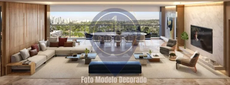 Imagem Imperdível apartamento de luxo com 3 quartos e 3 suítes no Brooklin Paulista, São Paulo-SP!