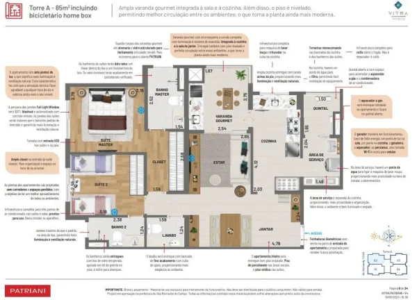 Imagem Apartamento para Venda em São Bernardo do Campo / SP no bairro Jardim do Mar