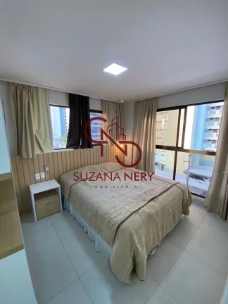 Imagem Flat vista mar, mobiliado em Ponta Negra