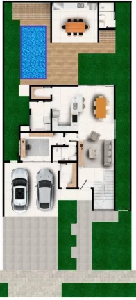 Imagem Casa à venda no Condomínio Terras Alphaville 2 - 3 suítes, 300 m² e 2 vagas de garagem