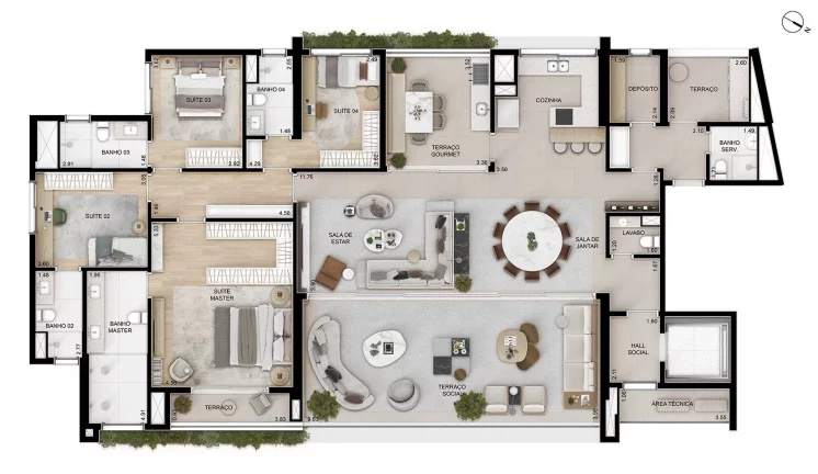 Imagem Apartamento em Brooklin Paulista - São Paulo SP