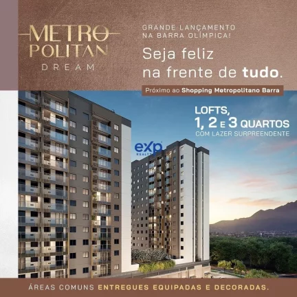 Imagem Apartamento para Venda em Rio de Janeiro, Barra Olímpica, 2 dormitórios, 1 banheiro