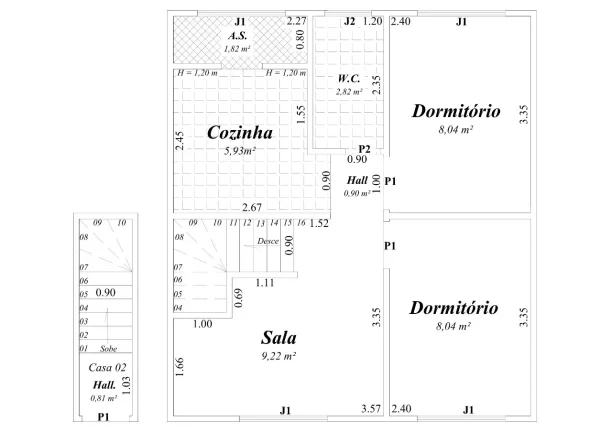 Imagem Casa de Condomínio com 2 dorms, Antártica, Praia Grande - R$ 225 mil, Cod: 2132