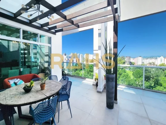 Imagem Cobertura Plana com Vista Incrível da Cidade São 240m² privativos distribuídos em 3 suítes, sal...