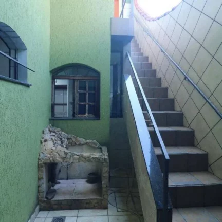 Imagem Sobrado com 3 dormitórios para alugar, 286 m² por R$ 3.413,00/mês - Vila Curuçá - Santo André/SP