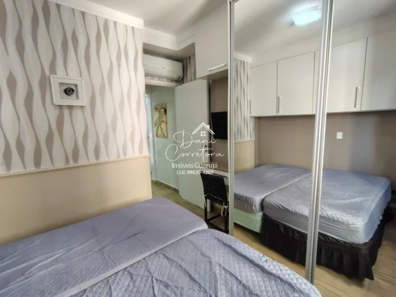 Imagem Aluguel de Apartamento de 2 Quartos com Suíte, lazer, varanda gourmet e 2 Vagas de Garagem em Pitangueiras, Guarujá-SP