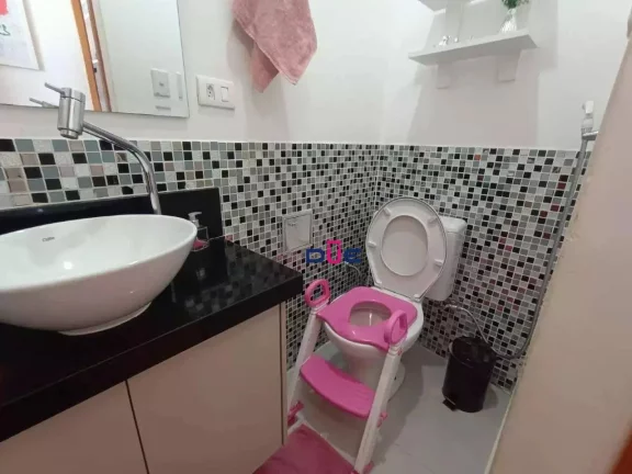 Imagem Apartamento com 2 dormitórios à venda, 78 m² por R$ 430.000,00 - Encruzilhada - Santos/SP
