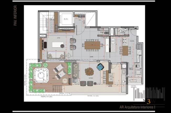Imagem Apartamento à venda no Butantã São Paulo SP com 3 suítes, 3 vagas de garagem e 266m²