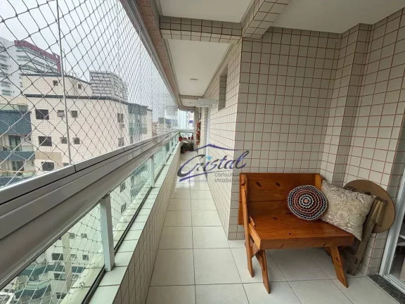 Imagem Apartamento com 3 dormitórios à venda, 119 m² por R$ 730.000 - Aviação - Praia Grande/SP