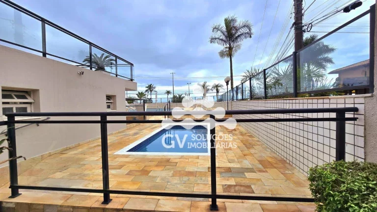 Imagem Apartamento com 3 dormitórios à venda, frente ao mar por R$ 1.100.000 - Massaguaçu - Caraguatatuba/SP