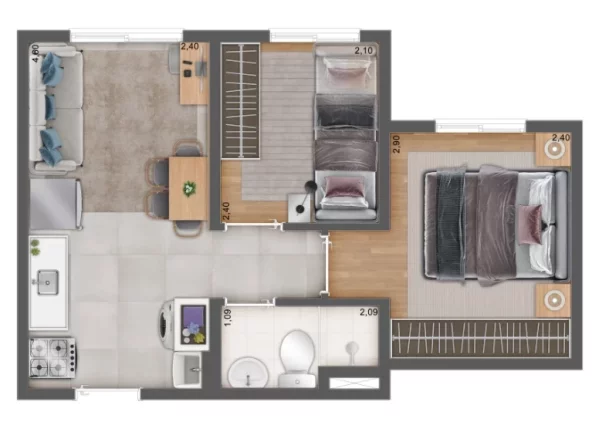Imagem APARTAMENTO RESIDENCIAL em São Paulo - SP, Itaquera