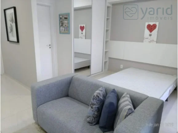 Imagem Apartamento para locação no In Design Office Residence em Jundiaí-SP: 1 quarto, 1 sala, 1 banheiro e 1 vaga de garagem!