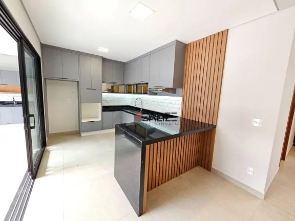 Imagem Casa moderna com 3 suítes e escritório à venda, 193 m² por R$ 1.640.000 - Condomínio Fechado - Indaiatuba/SP