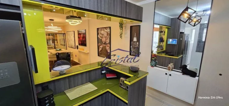 Imagem Apartamento com 3 dormitórios à venda, 111 m² por R$ 1.190.000,00 - Guilhermina - Praia Grande/SP